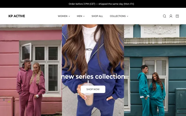 Website van KP Active