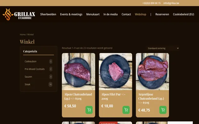 Website van Grillax